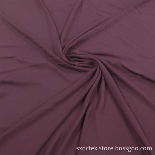 Woven Rayon Crinkle Textured Crepe Solid Fabric